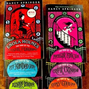 Enola Holmes paperback book series